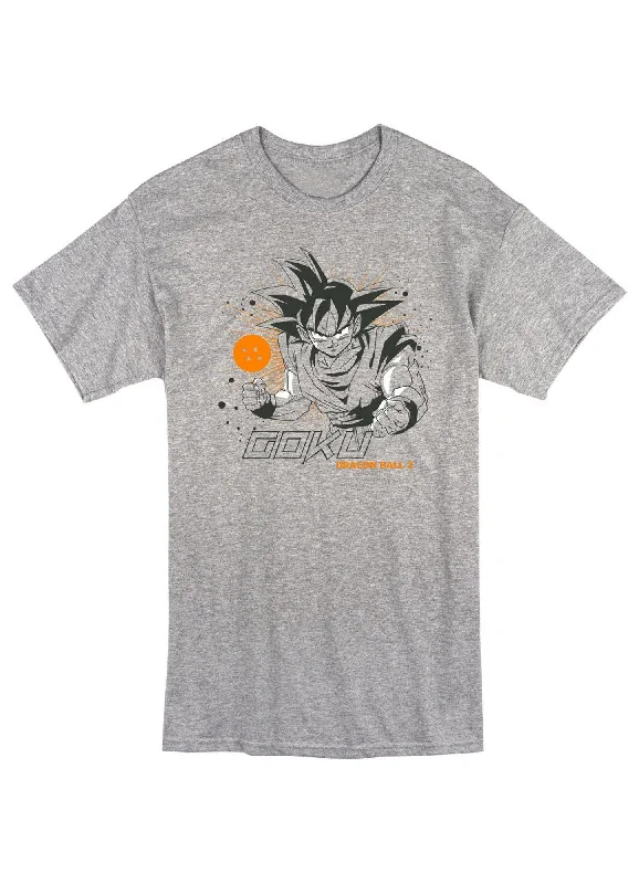 men's sport t-shirts -Dragon Ball Z - Son Goku 01 Men's Screen Print T-Shirt