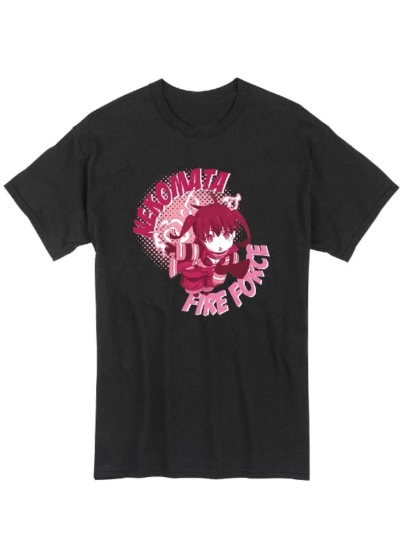 men's printed logo tees -Fire Force - Nekomata SD Men's T-Shirt