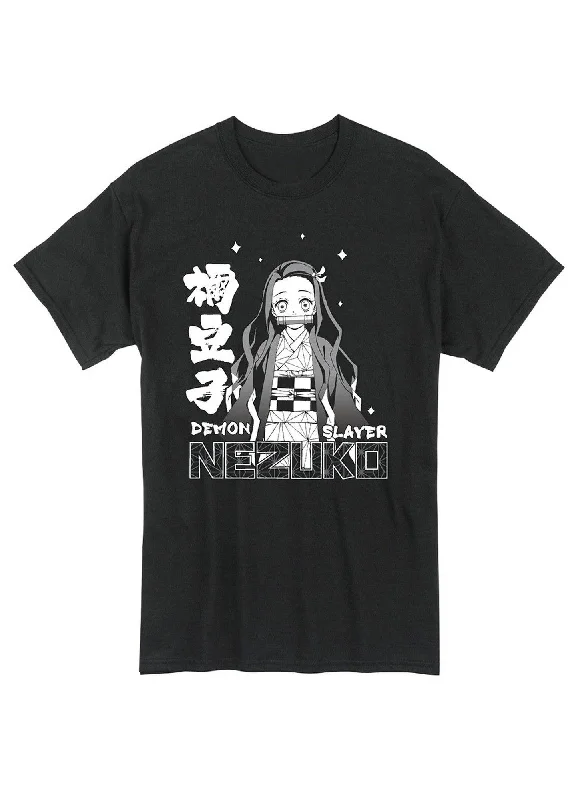 men's oversized graphic print t-shirts -Demon Slayer - Nezuko Kamado 01 Men's T-Shirt