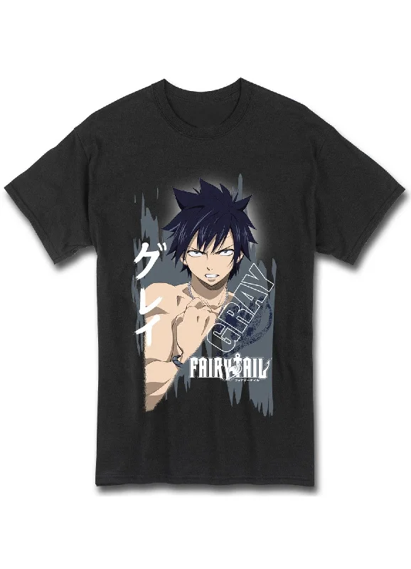 men's funny t-shirts -Fairy Tail - Gray Fullbuster Men's T-Shirt