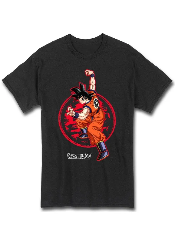 men's simple stylish t-shirts -Dragon Ball Z - Son Goku And Stamp Men's T-Shirt