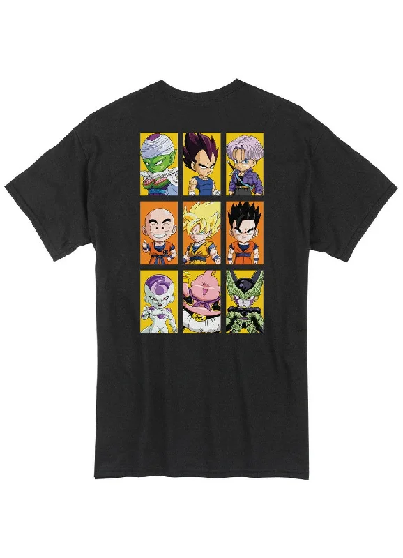 men's relaxed fit graphic t-shirts -Dragon Ball Z - SD Back Print Men's T-Shirt