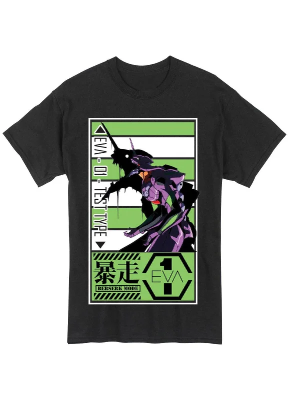 men's simple cotton t-shirts -Evangelion - Evangelion 01 Test Type Men's T-Shirt