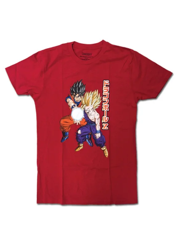 men's soft t-shirts -Dragon Ball Z - Kamehameha Men's Red T-Shirt