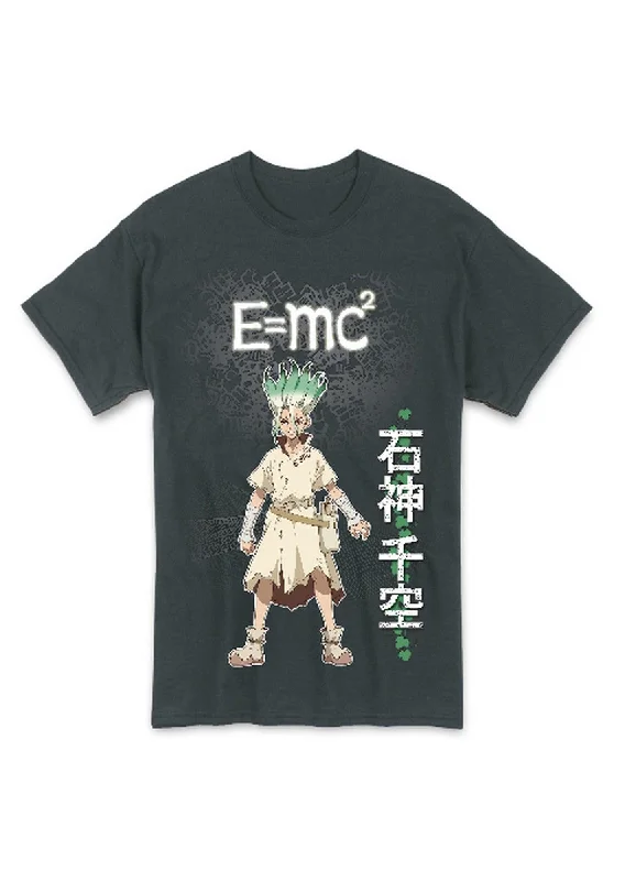 men's cool slogan tees -Dr. Stone - Senku Ishigami Black Men's T-Shirt