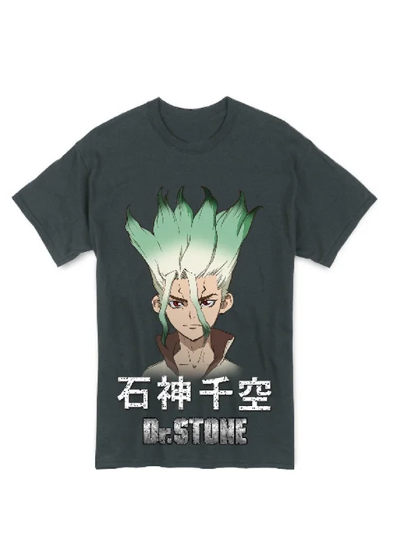 men's premium quality t-shirts -Dr. Stone - Senku Ishigami Black Men's T-Shirt