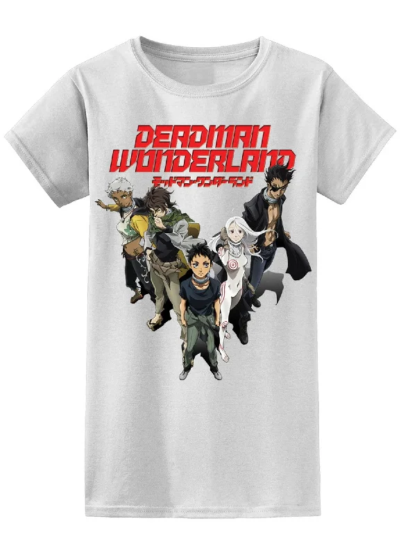 men's basic t-shirts -Deadman Wonderland - Main Characters Jrs Sublimation T-Shirt