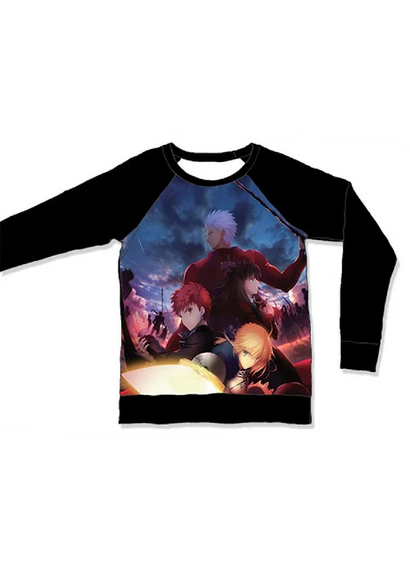 men's classic t-shirts -Fate/stay night - Teams Sublimation Long Sleeve Ragian