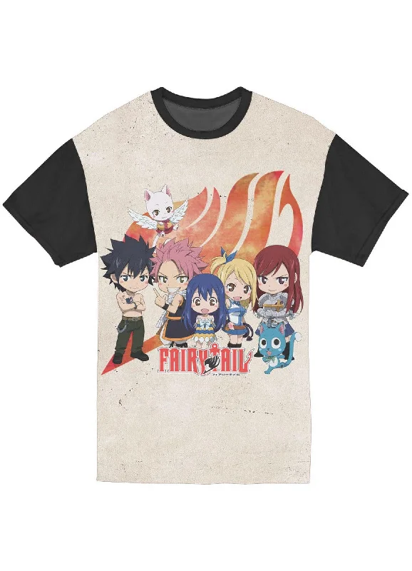 men's basic white t-shirts -Fairy Tail - SD Group Jrs Sublimation T-Shirt