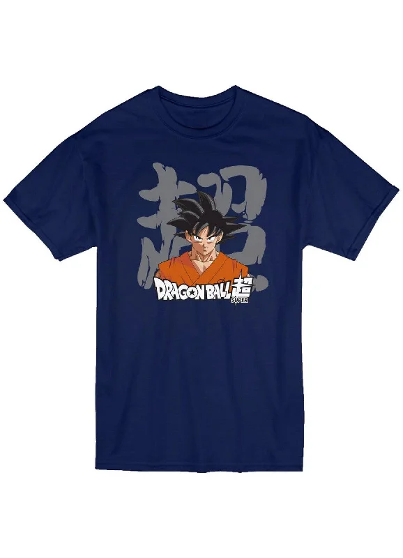 men's breathable cotton graphic t-shirts -Dragon Ball Super - Son Goku Bust Men's Screen Print T-Shirt