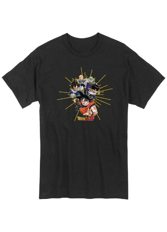 men's printed logo t-shirts -Dragon Ball Z - Group Men's T-Shirt