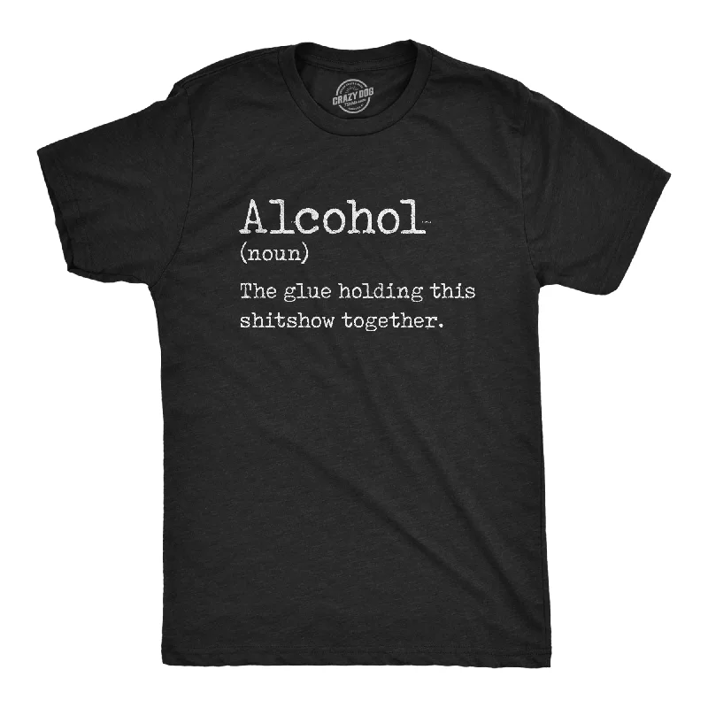 men's printed logo t-shirts -Alcohol Definition Men's T Shirt