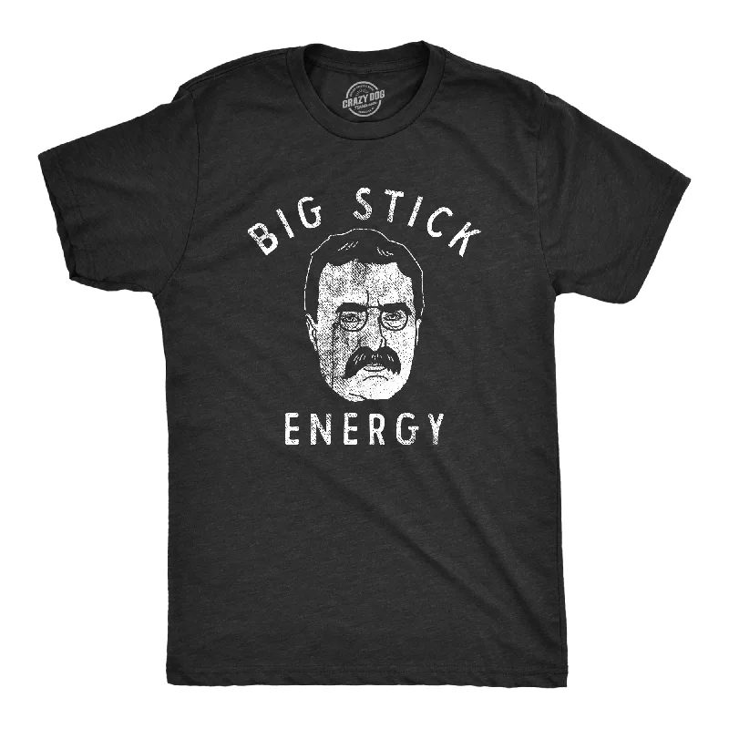 men's light t-shirts for summer -Big Stick Energy Men's T Shirt