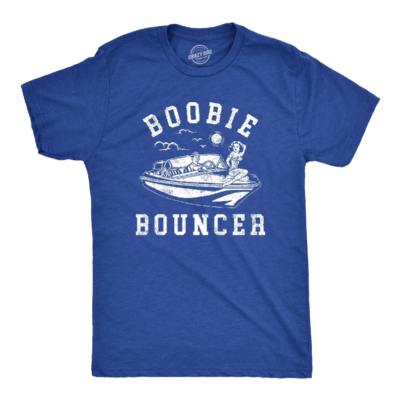 men's slim t-shirts -Boobie Bouncer Men's T Shirt