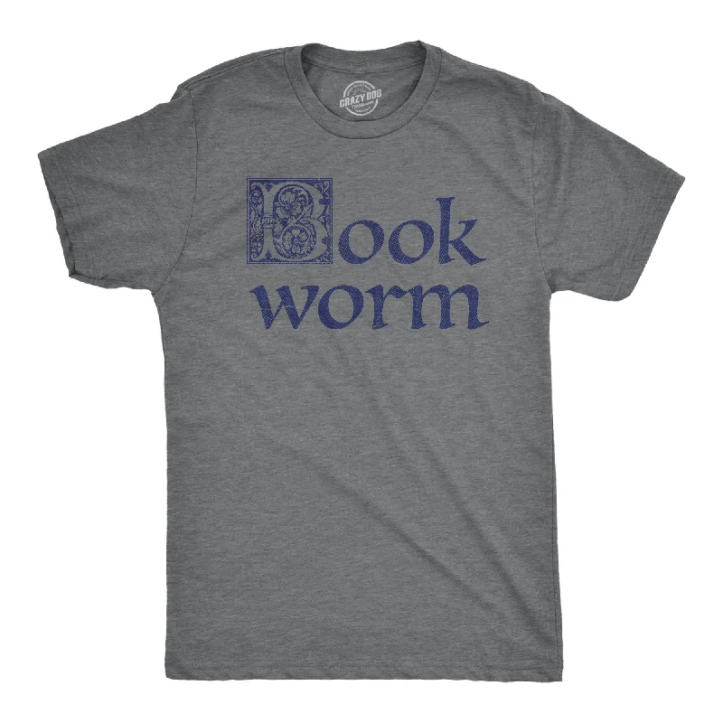 men's high-performance t-shirts -Book Worm Men's T Shirt