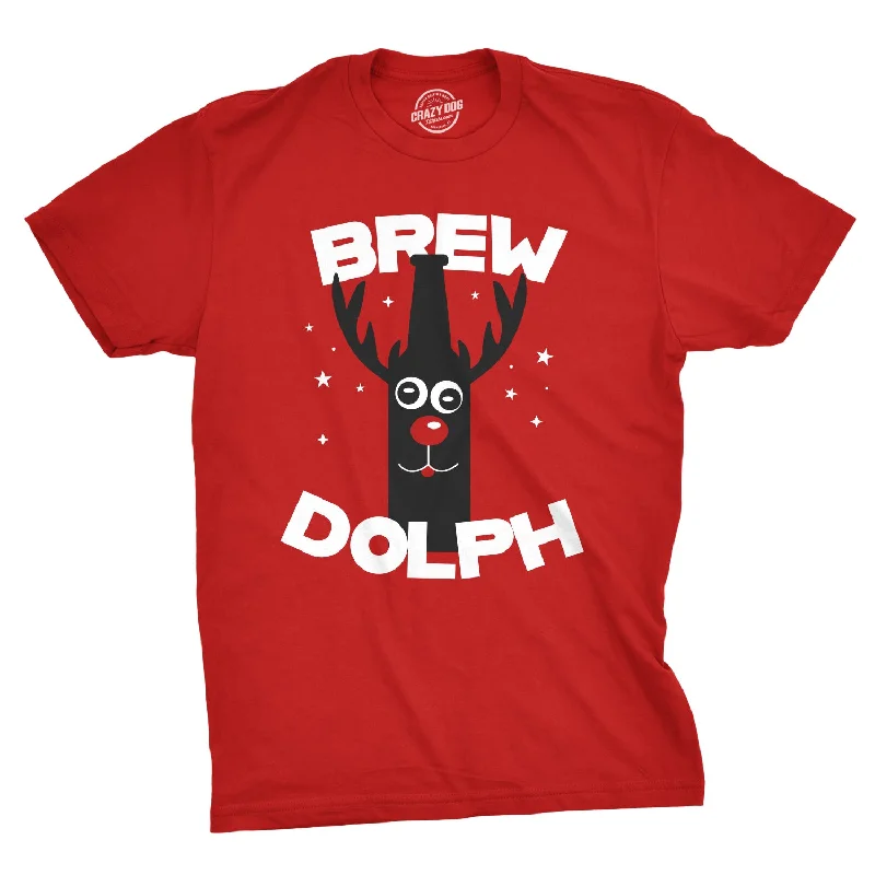 men's casual graphic t-shirts -Brew Dolph Men's T Shirt