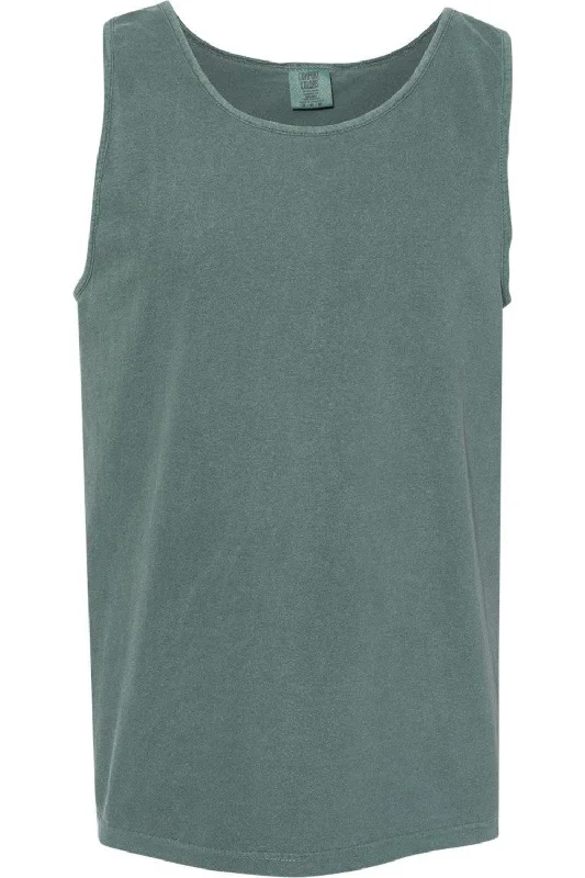 men's slim-fit graphic t-shirts -Comfort Colors Garment-Dyed Heavyweight Tank Top