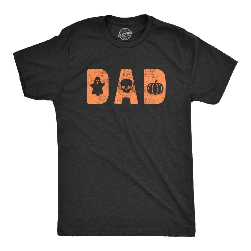 men's casual t-shirts -Dad Halloween Men's T Shirt