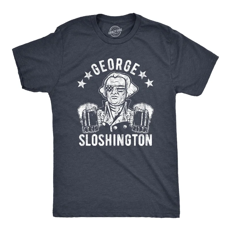 men's short-sleeve cotton t-shirts -George Sloshington Men's T Shirt