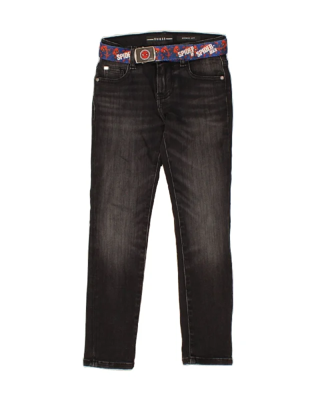 GUESS Boys Skinny Jeans 6-7 Years W22 L21 Grey