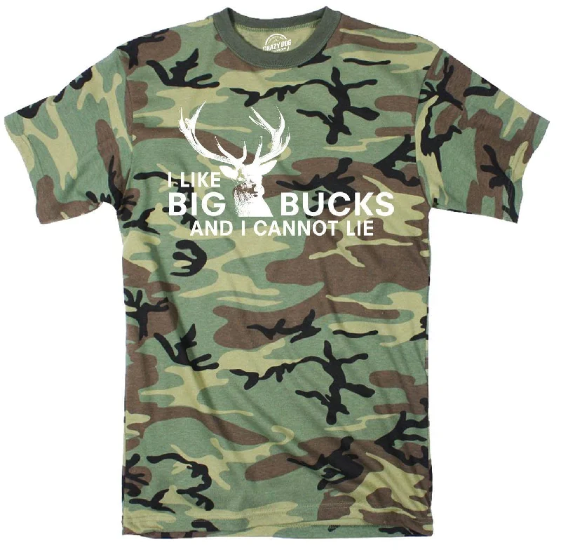 men's oversized graphic print t-shirts -I Like Big Bucks Men's T Shirt