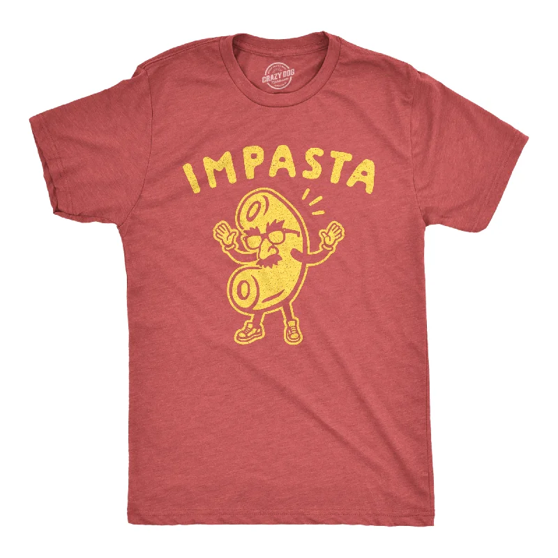 men's v-neck t-shirts -Impasta Men's T Shirt