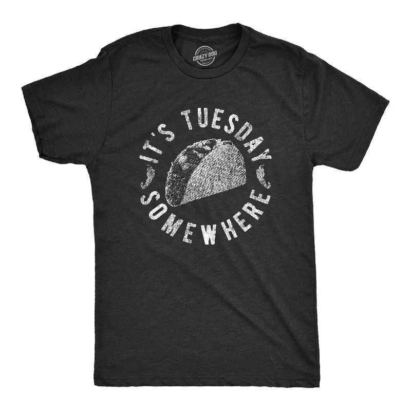 men's minimalist t-shirts -It's Tuesday Somewhere Men's T Shirt