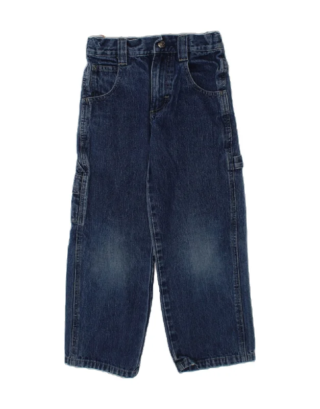 LEE Boys Straight Jeans 6-7 Years W22 L20 Blue Cotton