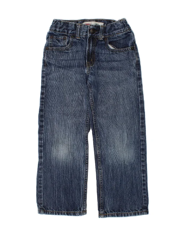 LEVI'S Boys 505 Straight Jeans 5-6 Years W20 L19 Blue Cotton