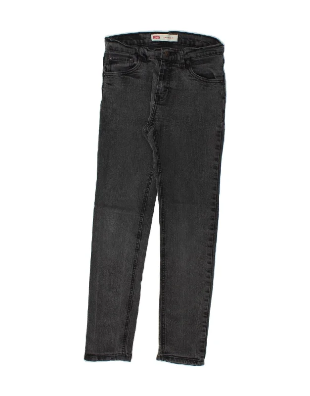 LEVI'S Boys 510 Skinny Jeans 15-16 Years W28 L30 Grey Cotton