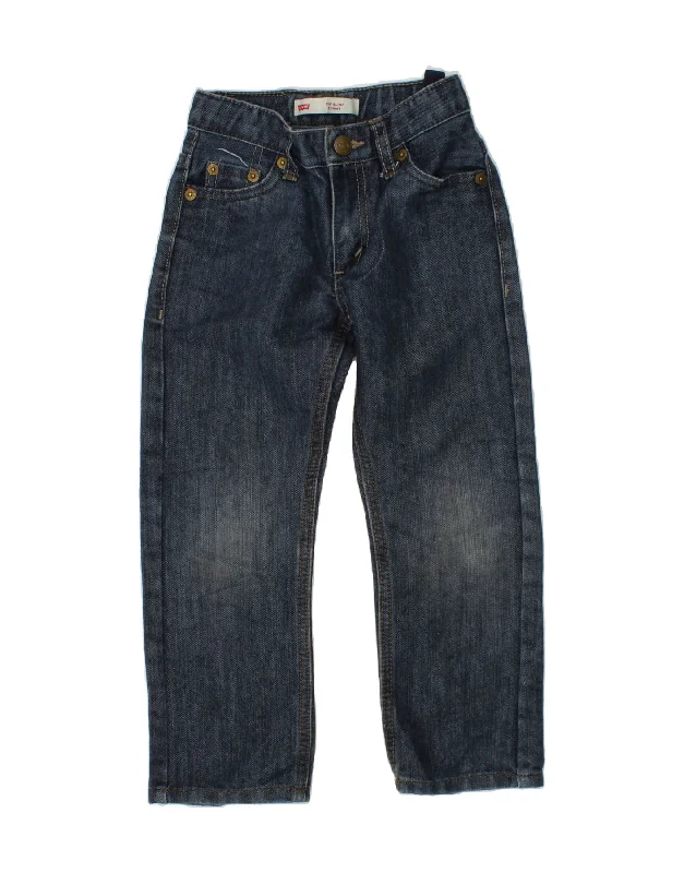 LEVI'S Boys 511 Slim Jeans 4-5 Years W20 L18 Blue Cotton