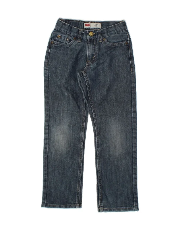 LEVI'S Boys 511 Slim Jeans 6-7 Years W22 L22 Blue Cotton