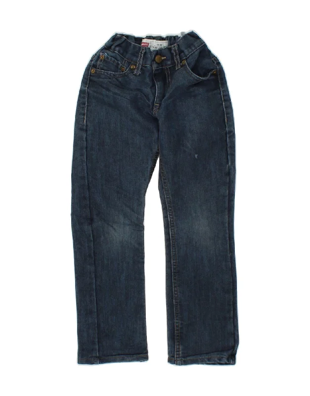 LEVI'S Boys 511 Slim Jeans 7-8 Years W24 L22 Blue Cotton