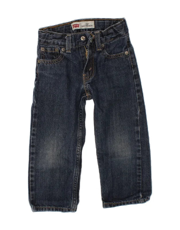 LEVI'S Boys 514 Slim Straight Jeans 2-3 Years W20 L13  Blue Cotton