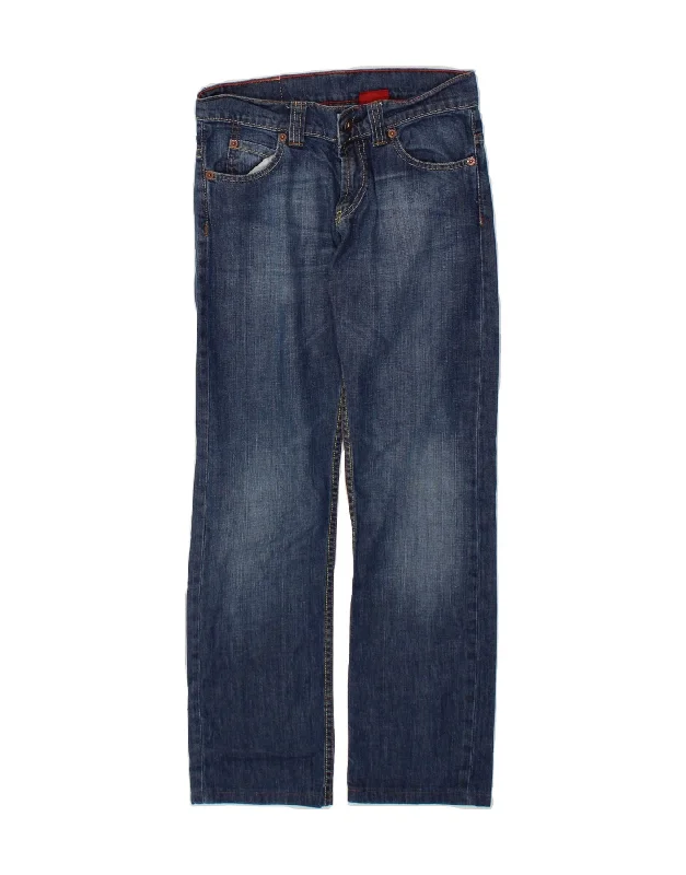 LEVI'S Boys Straight Jeans 11-12 Years W26 L29  Blue Cotton