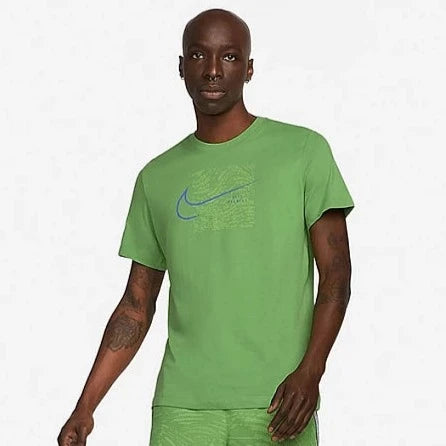 men's short sleeve t-shirts -Nike Dri-Fit Run Division T-Shirt - Green