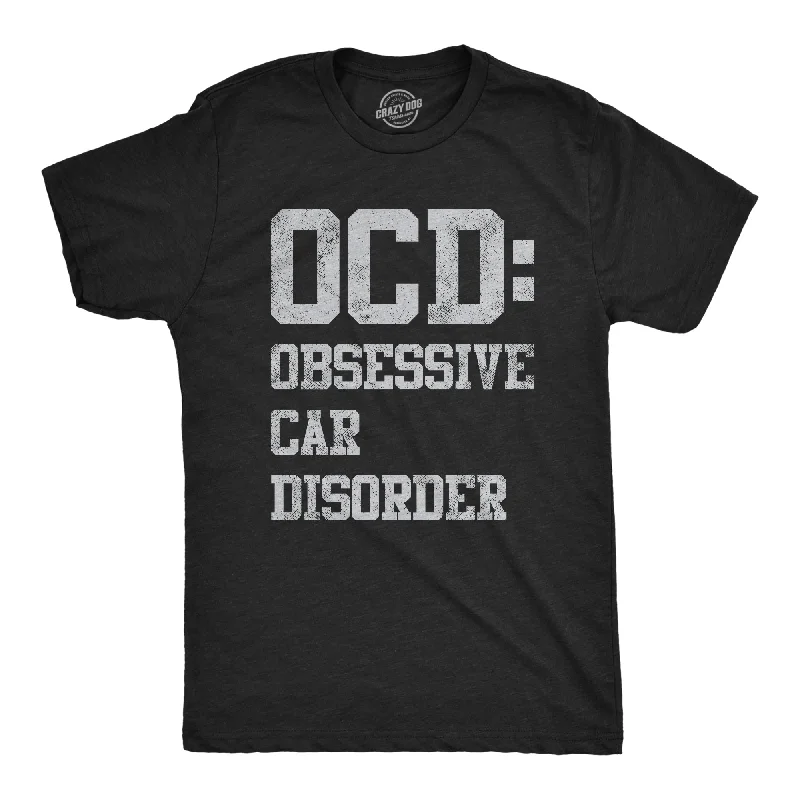 men's minimalist t-shirts -Obsessive Car Disorder Men's T Shirt