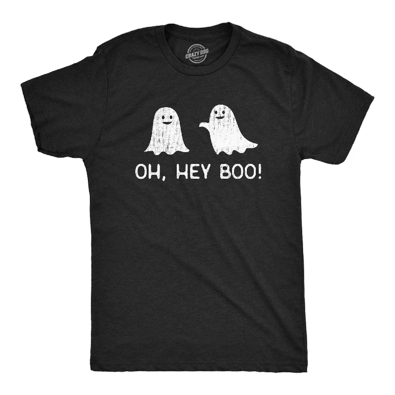 men's simple cotton t-shirts -Oh Hey Boo Men's T Shirt