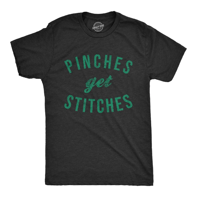 men's fashion t-shirts -Pinches Get Stitches Men's T Shirt