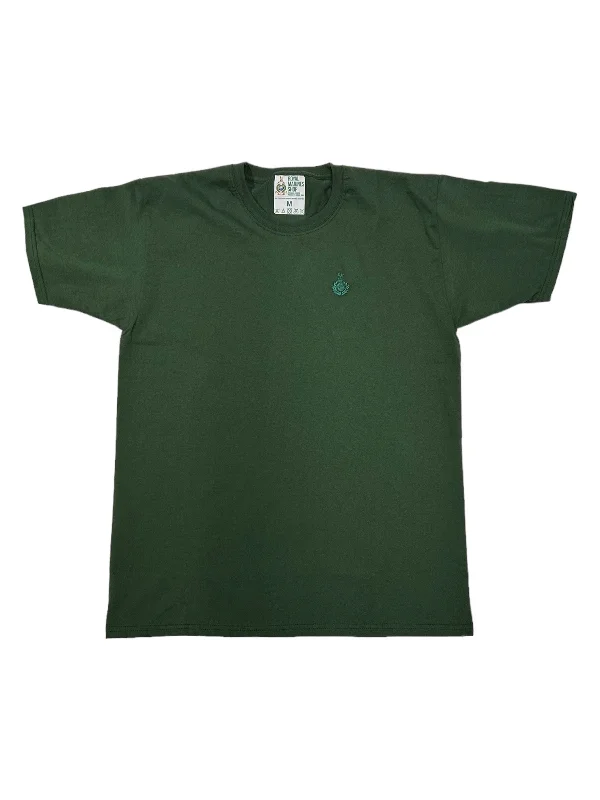 men's breathable cotton graphic t-shirts -Royal T-Shirt - Green