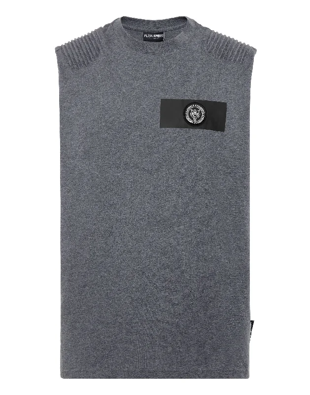 men's premium quality t-shirts -T-shirt Round Neck Sleeveless