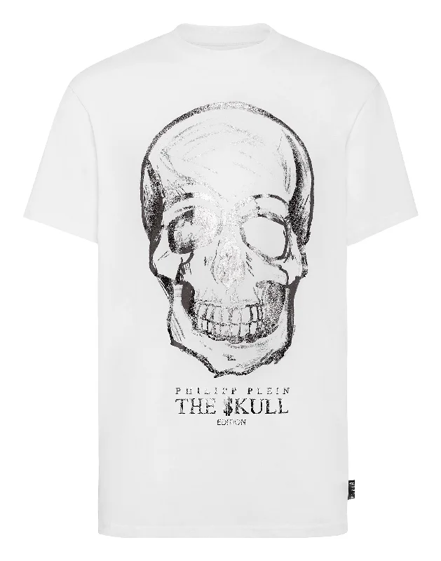 men's daily wear t-shirts -T-shirt Round Neck SS Skull