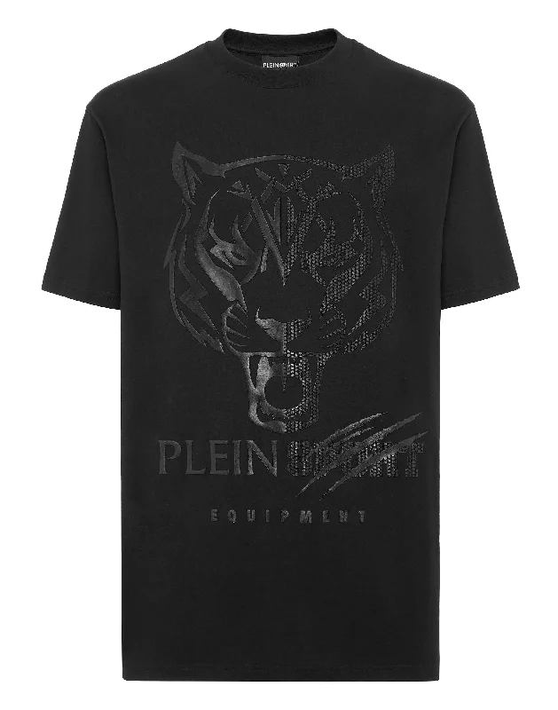 men's soft cotton blend tees -T-shirt Round Neck SS Tiger