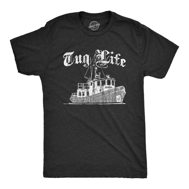 men's polo t-shirts -Tug Life Men's T Shirt