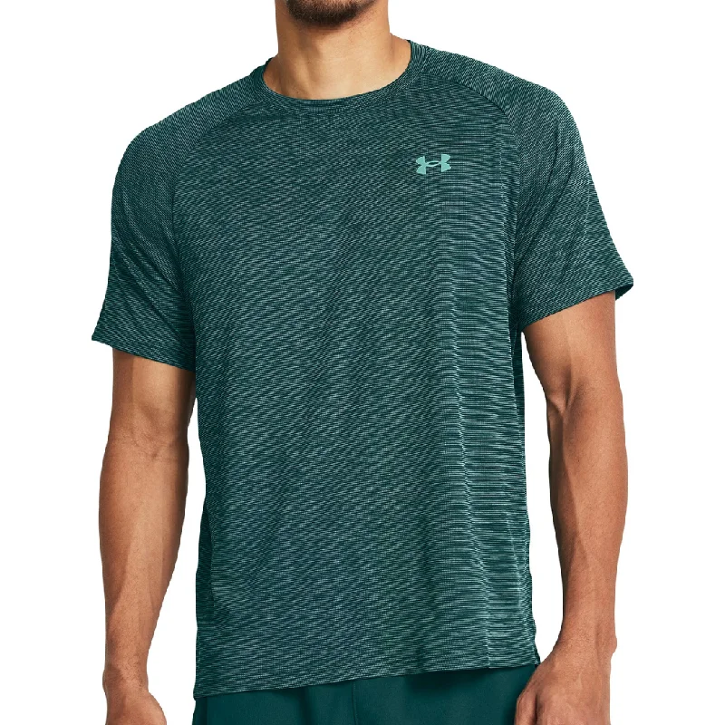 men's performance t-shirts -Under Armour Tech T-Shirt - Hydro Teal