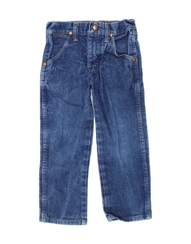 WRANGLER Boys Straight Jeans 4-5 Years W20 L17 Blue