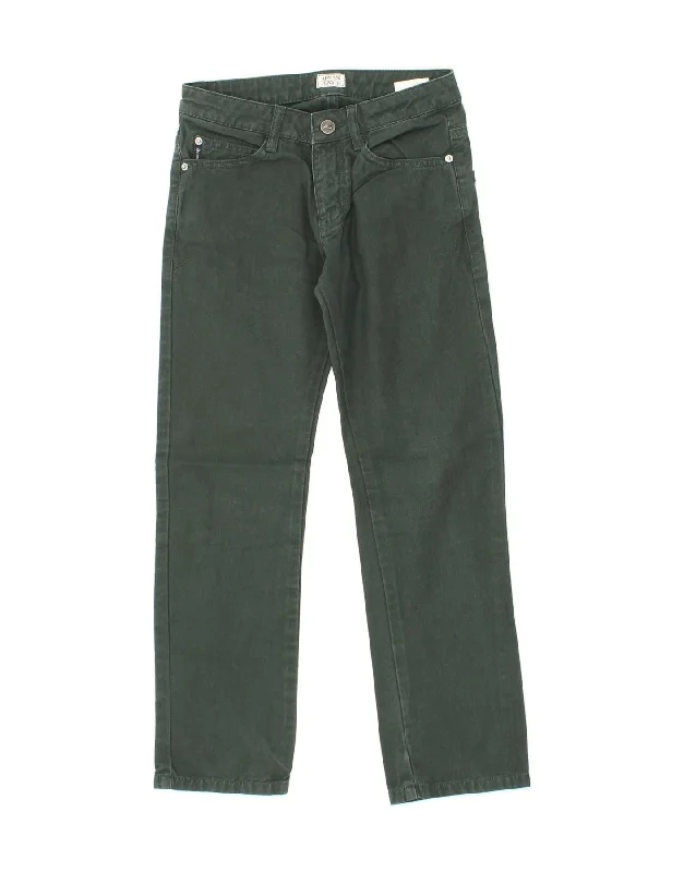 ARMANI JUNIOR Boys Straight Jeans 5-6 Years W24 L24 Green Cotton