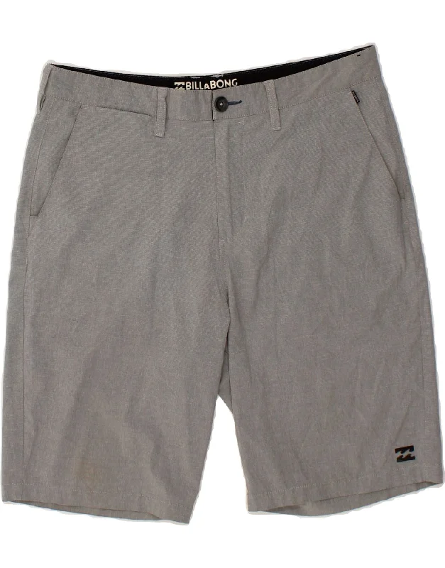 BILLABONG Mens Chino Shorts W34  Large Grey Polyester