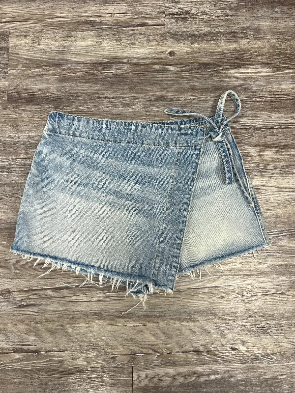 Blue Denim Shorts We The Free, Size 10