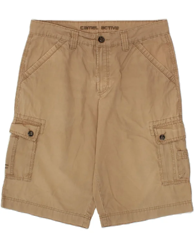 CAMEL ACTIVE Mens Cargo Shorts W33 Medium Beige Cotton